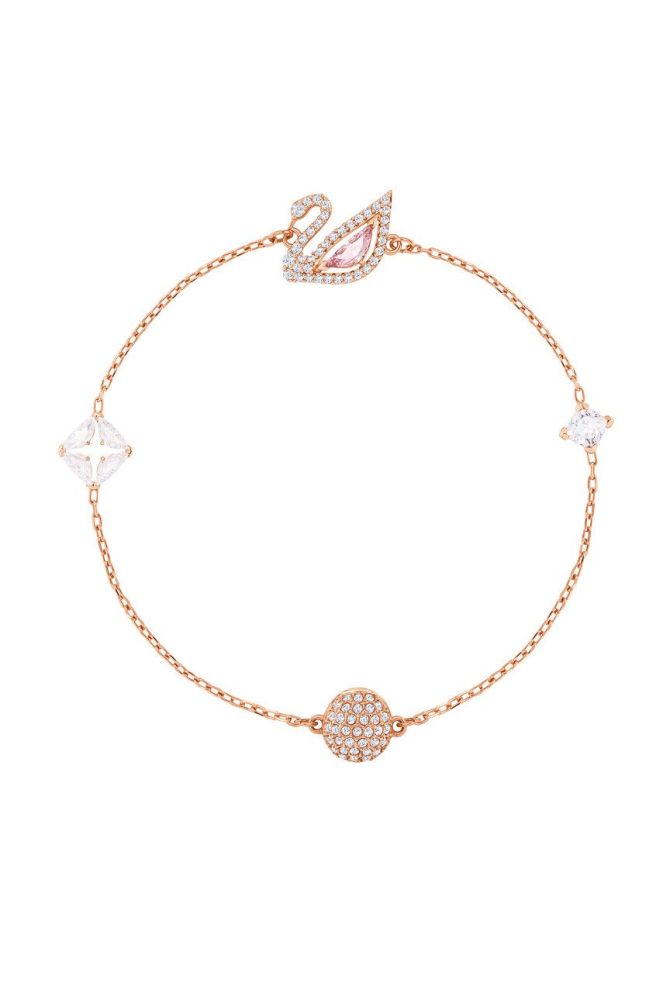 Swarovski - Браслет DAZZLING SWAN колір золотий (1247244)