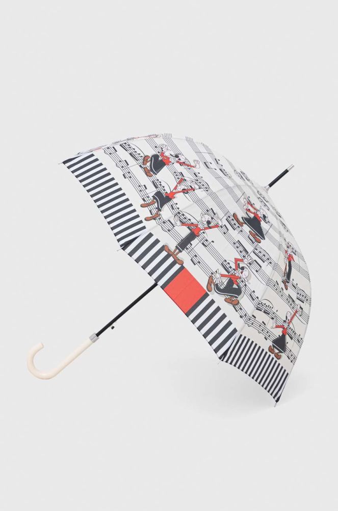 Парасоля Moschino колір бежевий (2876701)