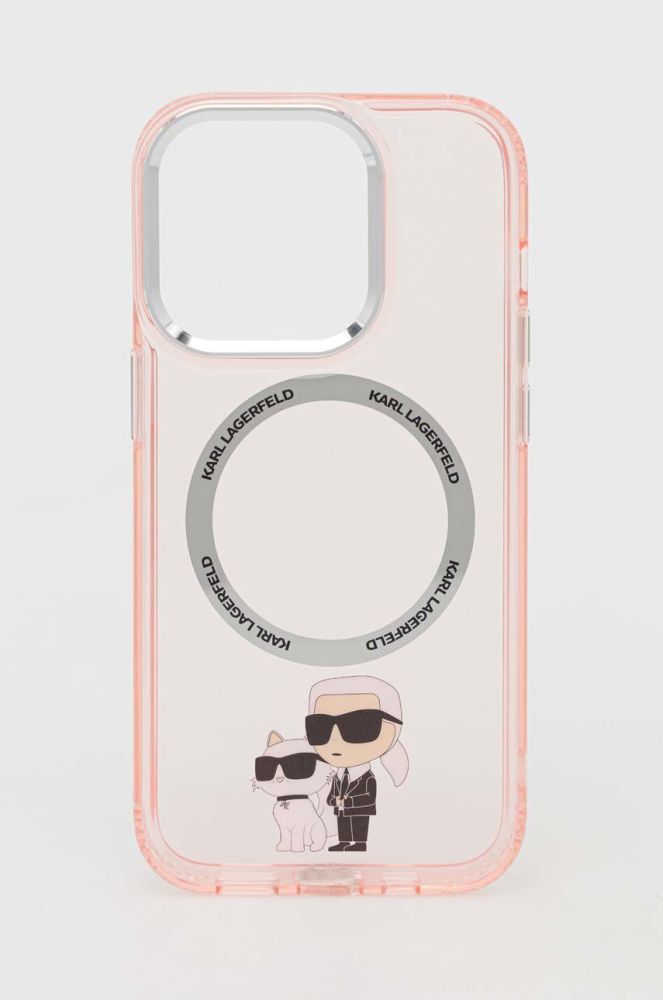 Чохол на телефон Karl Lagerfeld iPhone 14 Pro 6,1" колір червоний