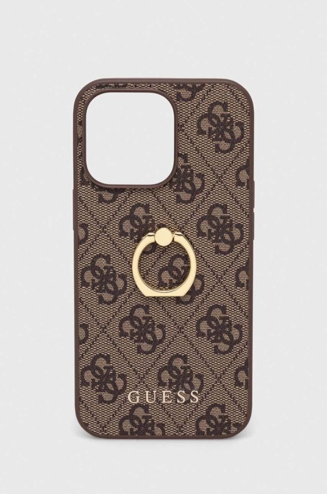 Чохол на телефон Guess iPhone 13 Pro / 13 6,1 колір коричневий