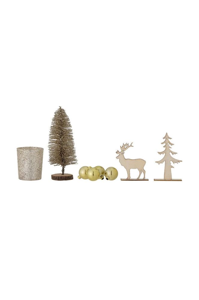 Bloomingville набір святкових прикрас Kanz Deco (8-pack) колір барвистий