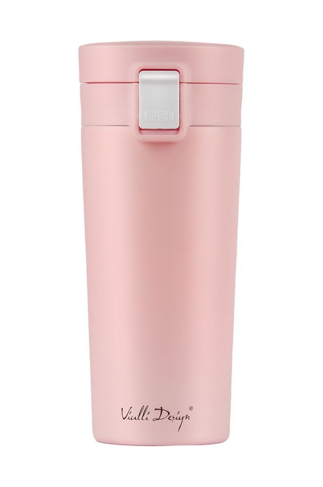 Vialli Design Термокружка Fuoria 400 ml колір рожевий