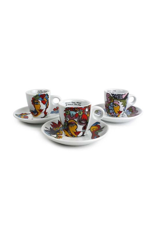 Fine Dining & Living Набір чашок з блюдцями Josien Broeren (6-pack) колір барвистий
