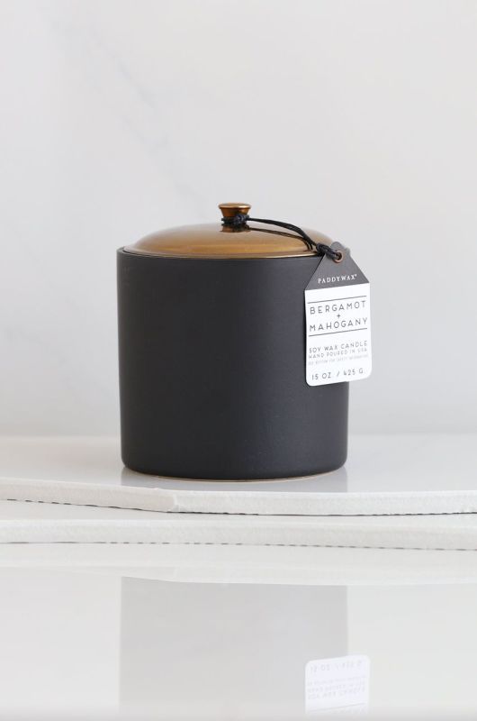 Paddywax Ароматична соєва свічка Tobacco & Vanilla 141 g колір барвистий