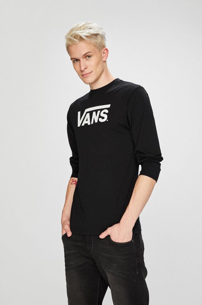 Vans - Лонгслів колір чорний (134122)