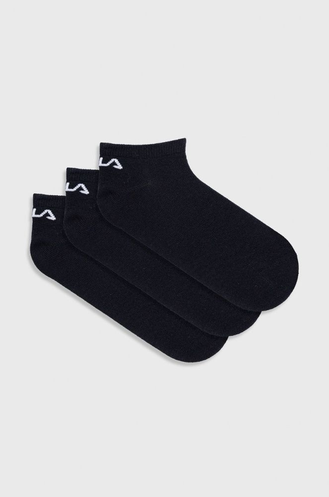 Шкарпетки Fila (3 pack) жіночі колір синій