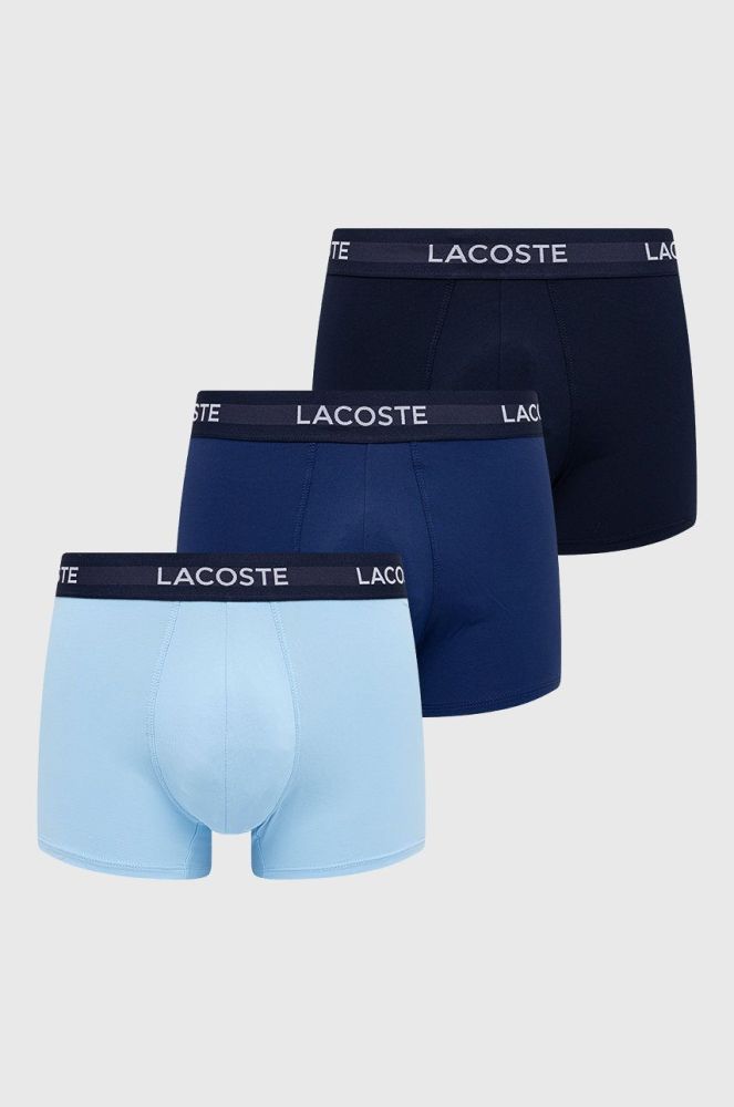 Боксери Lacoste чоловічі колір блакитний