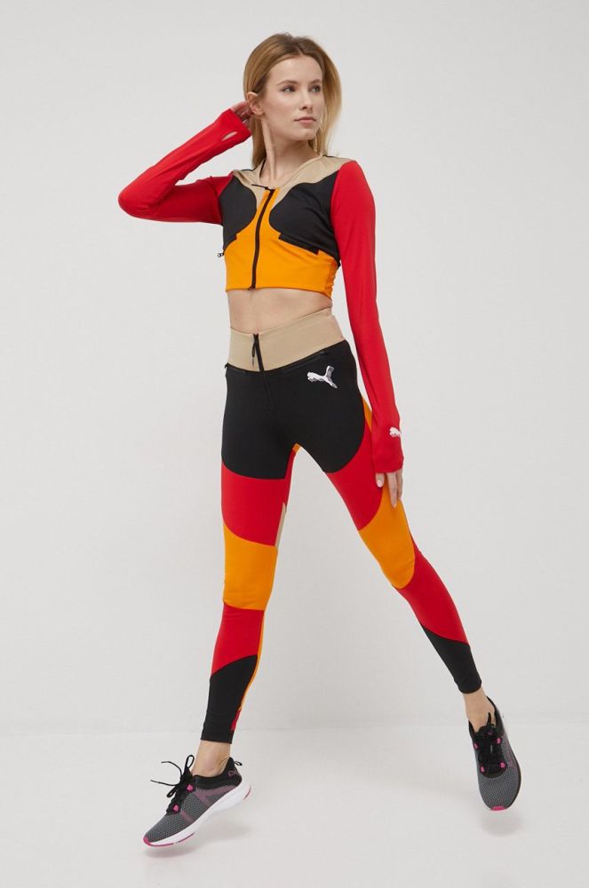 Легінси Puma Title Nine 532497 жіночі візерунок колір барвистий