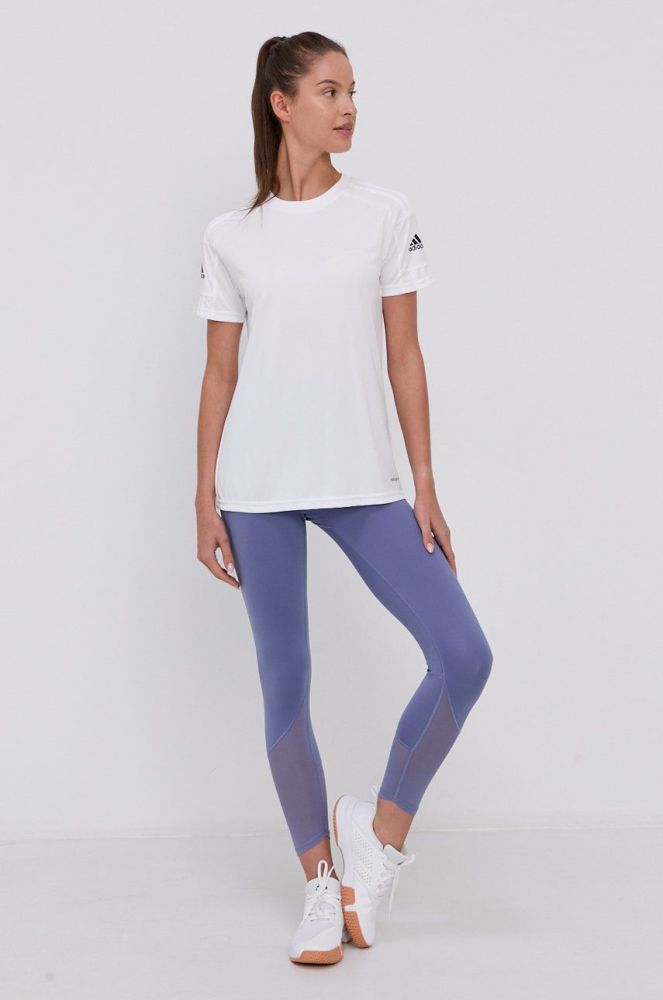 Футболка adidas Performance GN5759 жіноча колір білий