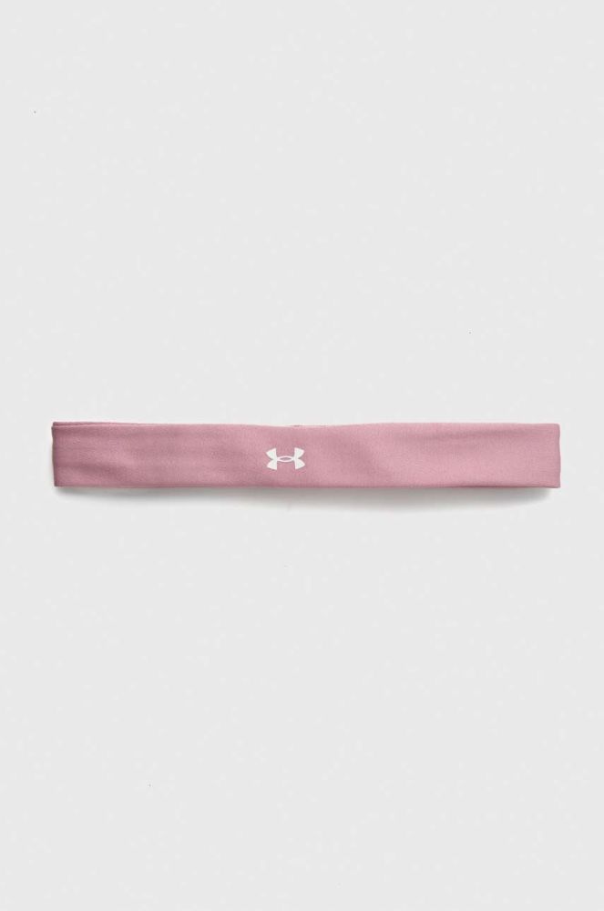Under Armour Пов'язка на голову Play Up колір рожевий (3033052)
