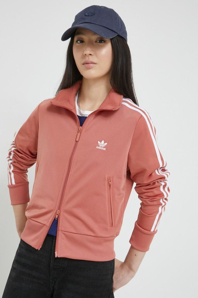Кофта adidas Originals жіноча колір помаранчевий з аплікацією