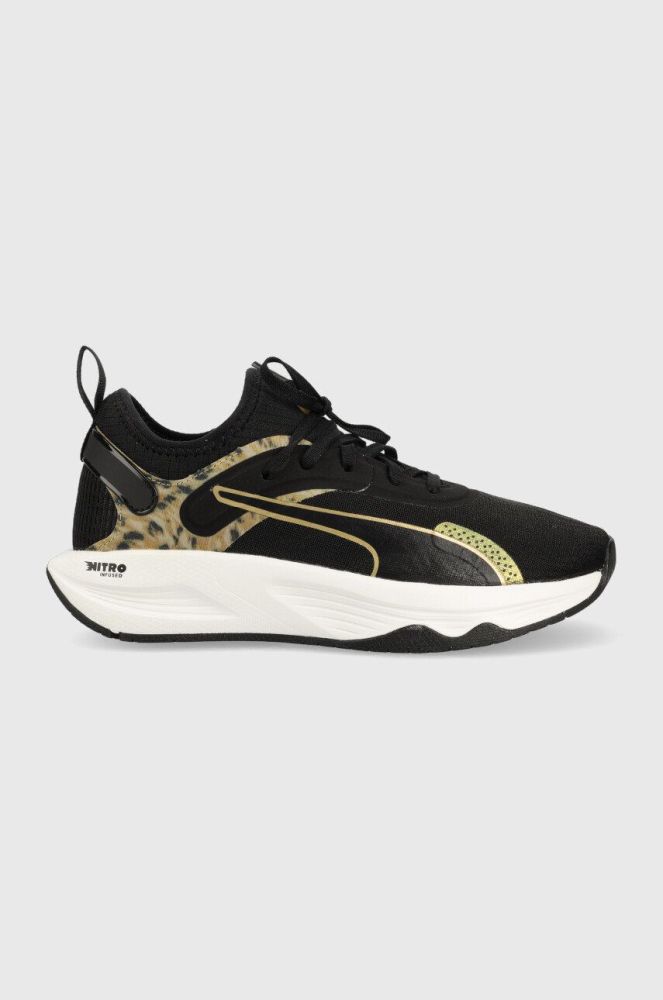 Кросівки для тренувань Puma PWR XX Nitro Safari Glam колір чорний