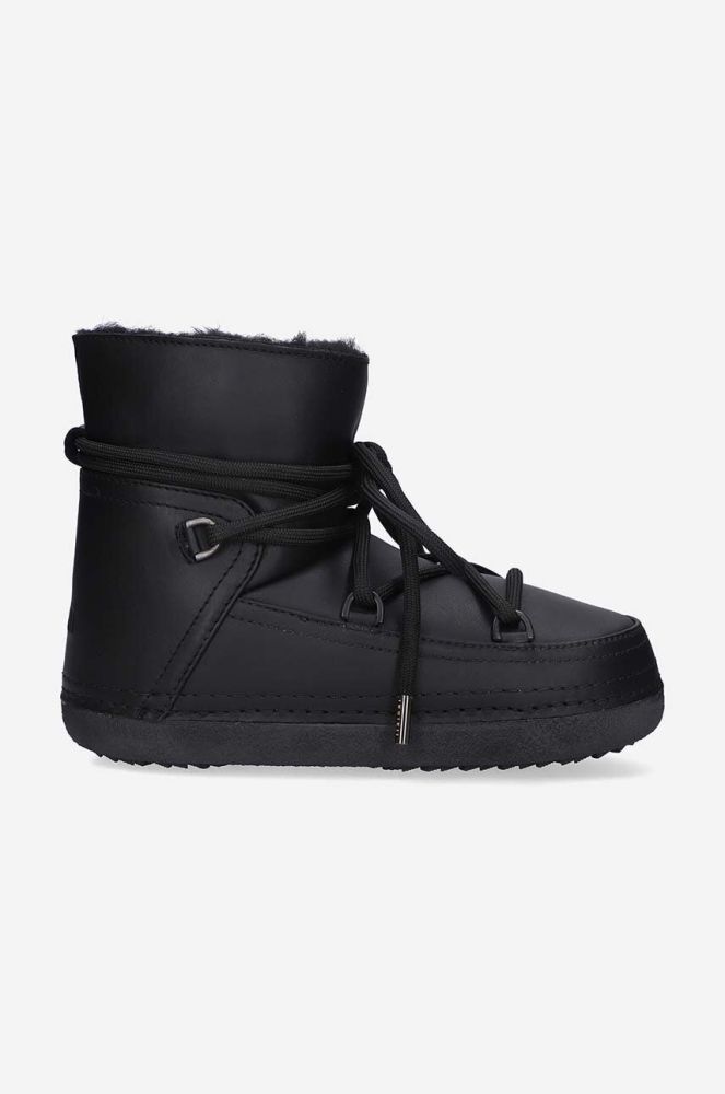 Шкіряні чоботи Inuikii Boot Nappa колір чорний