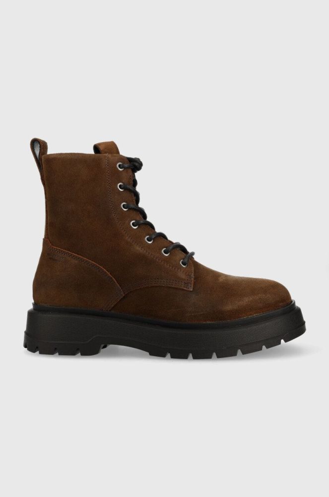 Замшеві кросівки Vagabond Shoemakers Jeff чоловічі колір коричневий