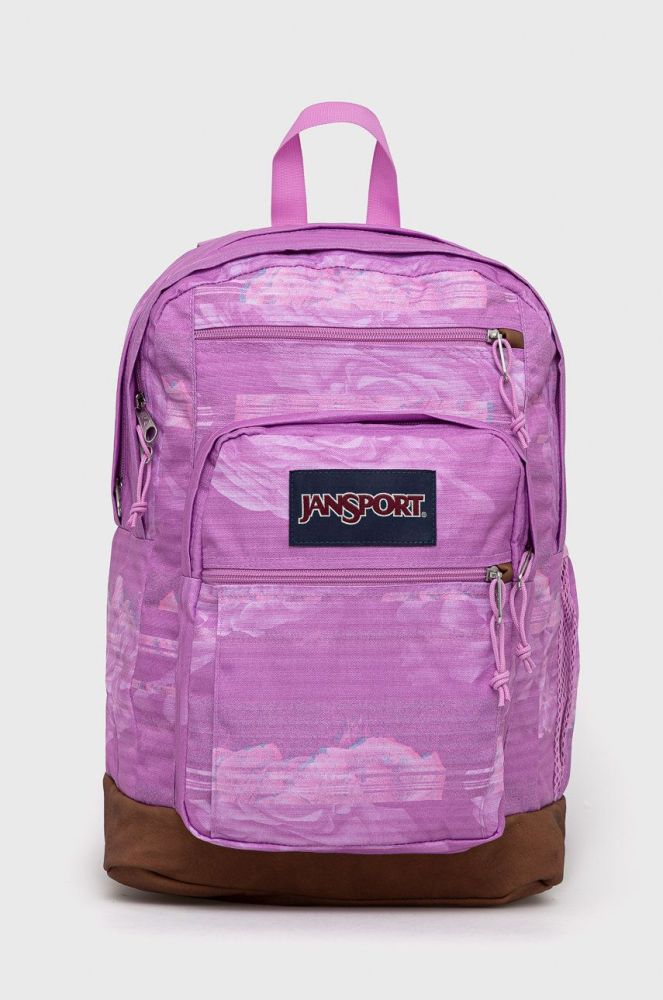 Рюкзак Jansport колір рожевий великий візерунок (2538772)