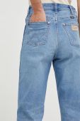 Джинси Wrangler Mom Straight Mauna жіночі висока посадка колір блакитний