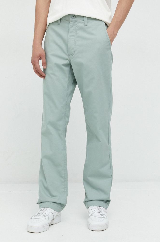 Штани Vans чоловічі колір зелений фасон chinos (2815451)