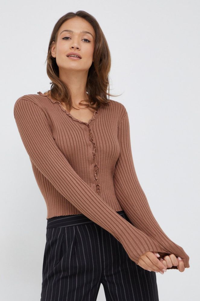 Джемпер Vero Moda жіночий колір коричневий легкий