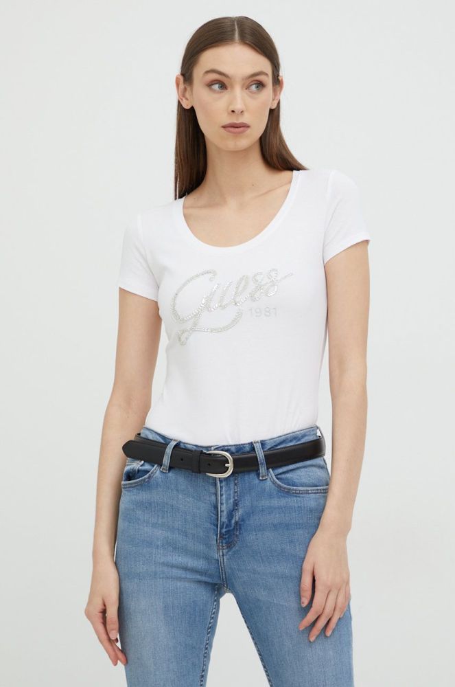 Футболка Guess жіночий колір білий (2485265)