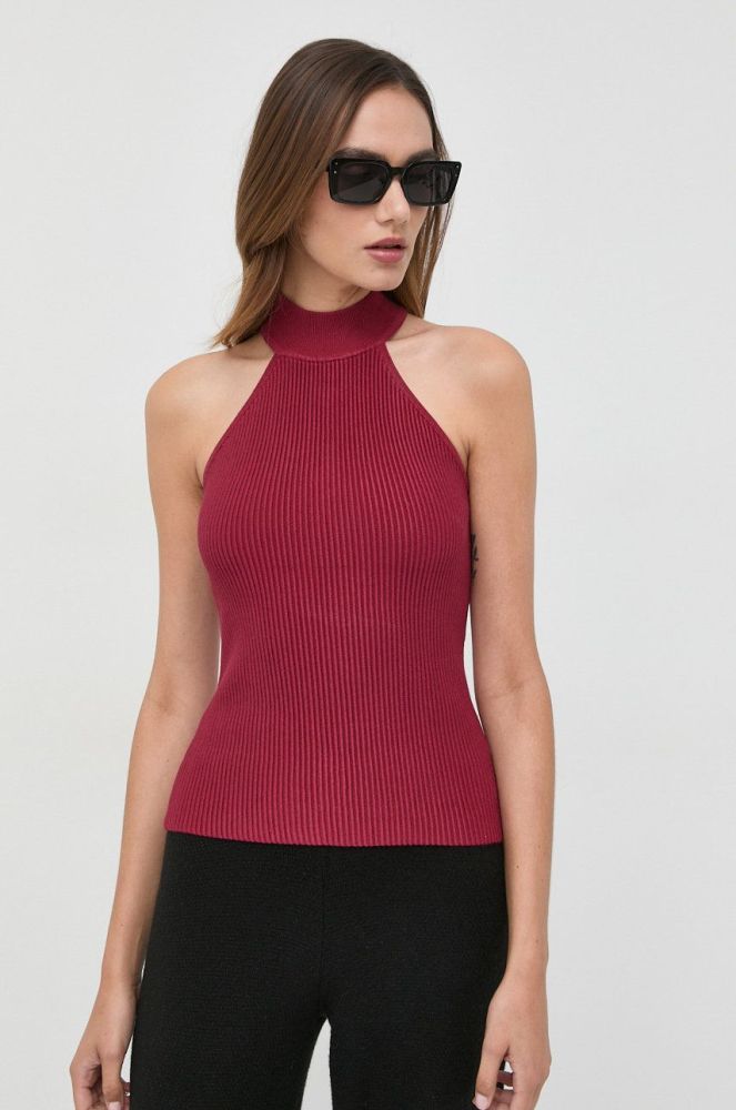 Топ Guess жіночий колір бордовий (2677434)