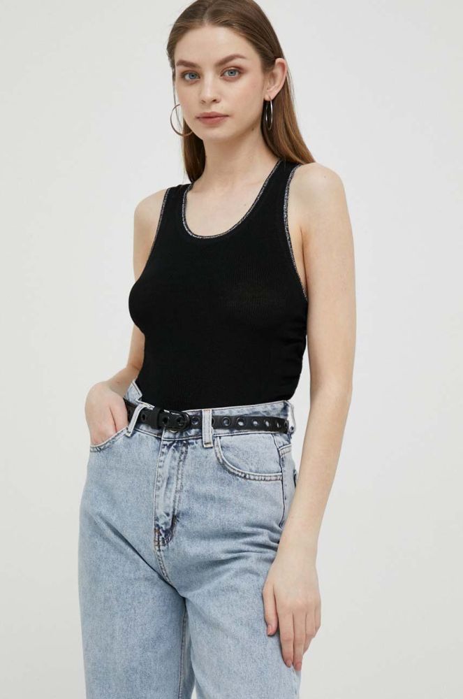 Топ Dkny колір чорний (3296413)