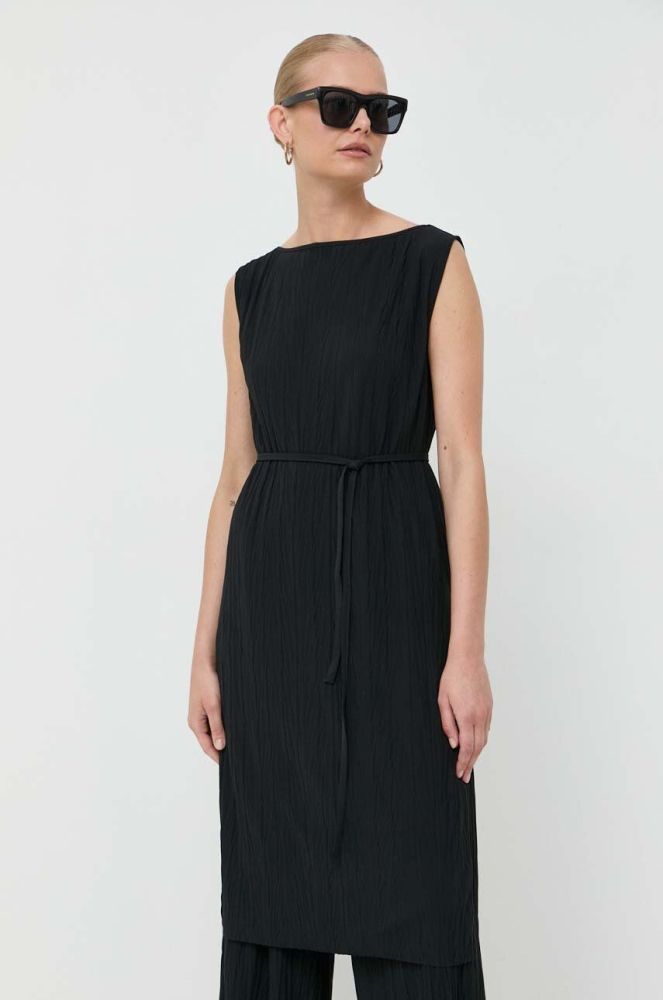 Блузка Max Mara Leisure жіноча колір чорний однотонна (3403217)