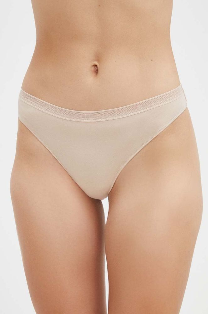 Стринги Tommy Hilfiger 3-pack колір барвистий (3532575)
