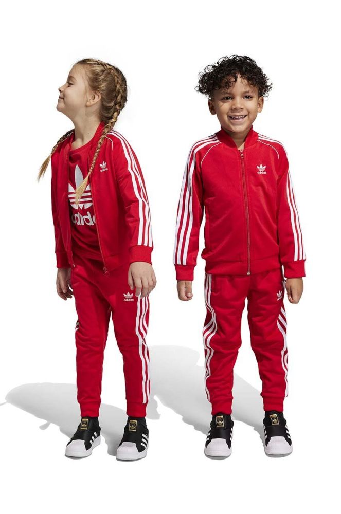 Комплект adidas Originals колір червоний