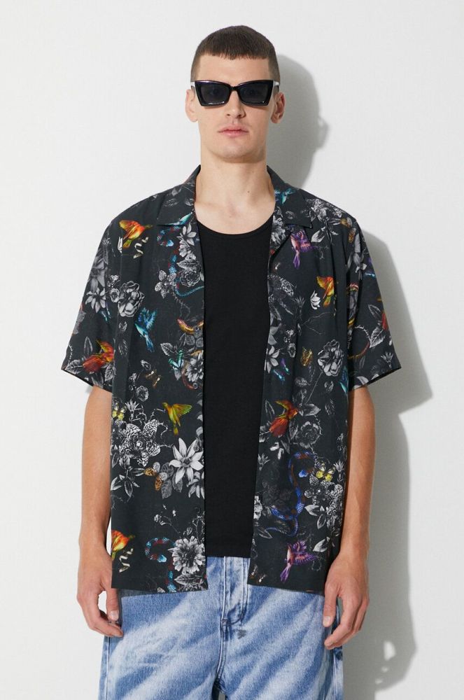 Сорочка KSUBI чоловіча колір чорний regular