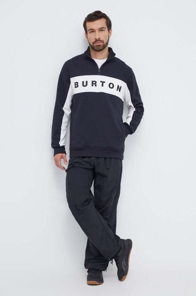 Кофта Burton чоловіча колір чорний візерунок