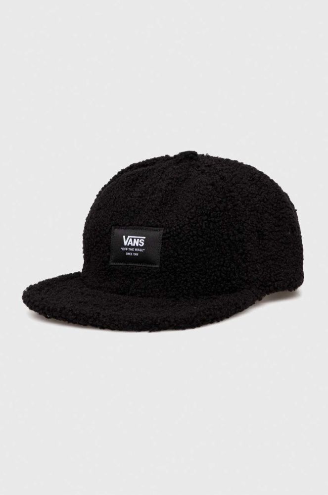 Кепка Vans колір чорний однотонна (3489313)