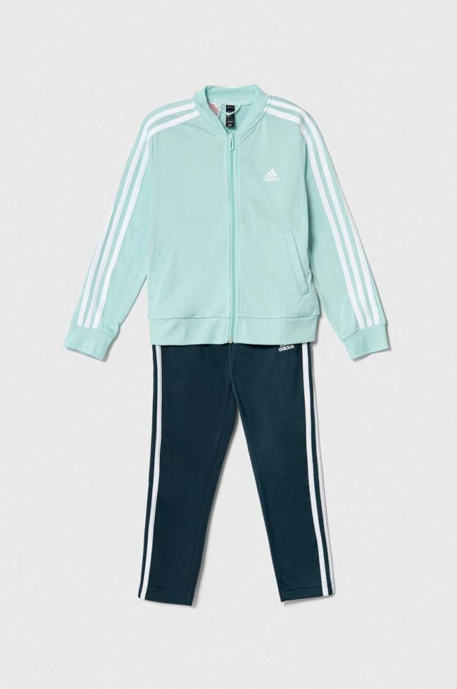 Дитячий спортивний костюм adidas колір бірюзовий (3681049)