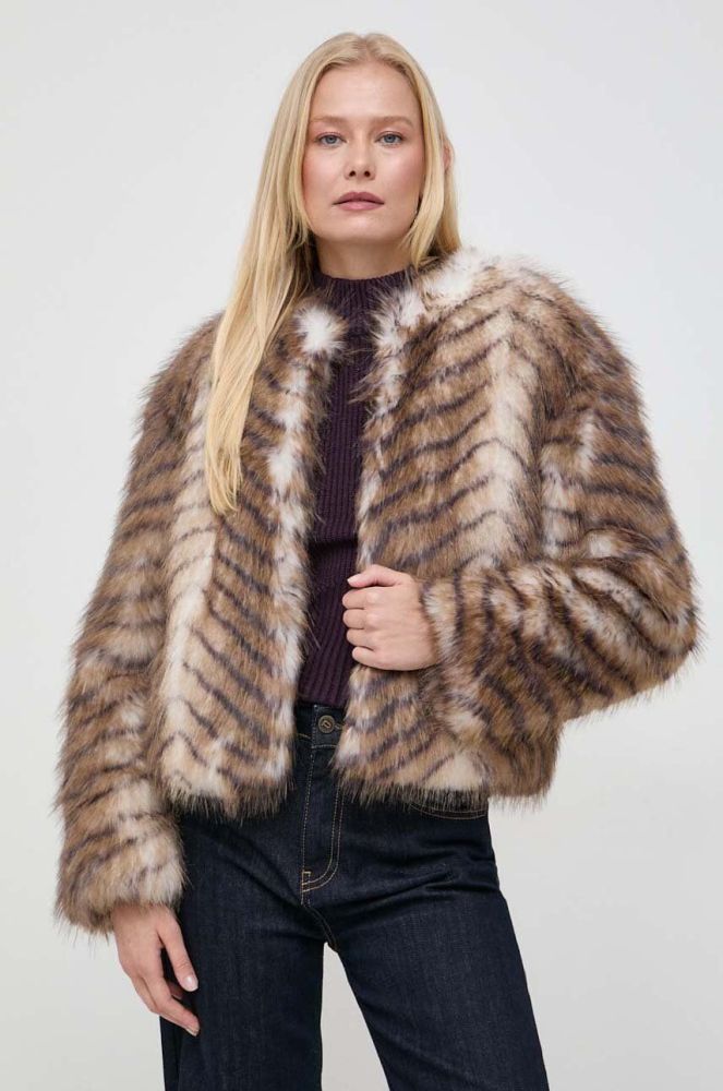 Куртка Marciano Guess жіноча колір коричневий перехідна (3683718)
