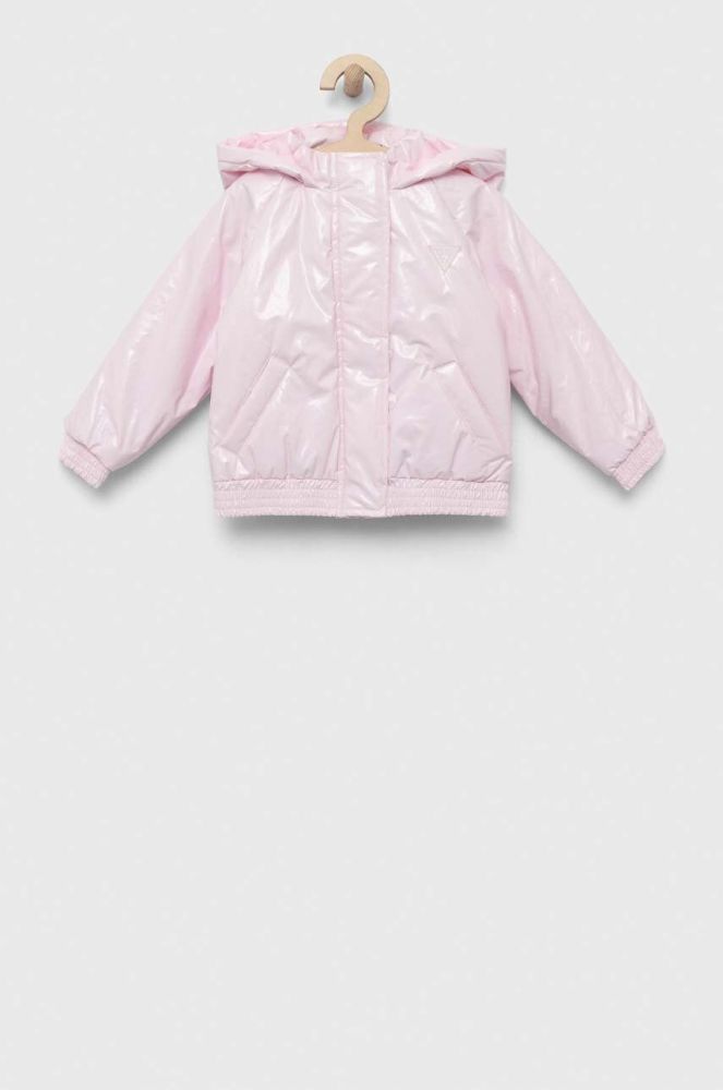 Дитяча куртка Guess колір рожевий (3330081)