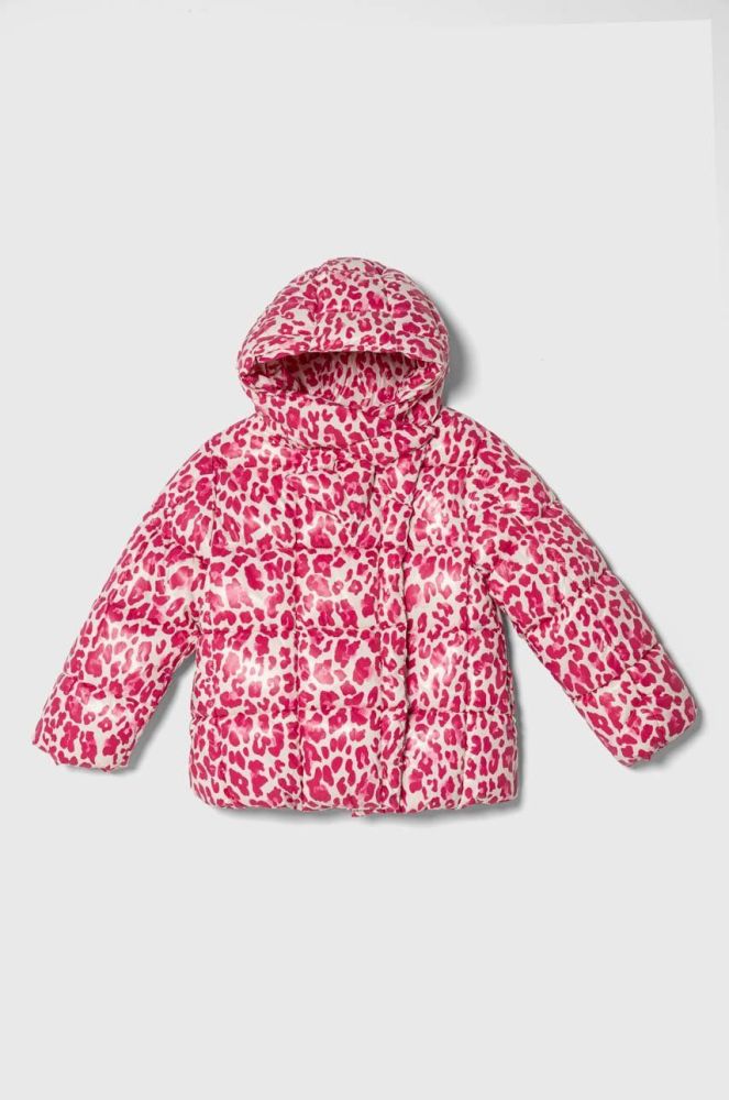 Дитяча куртка United Colors of Benetton колір рожевий (3591154)
