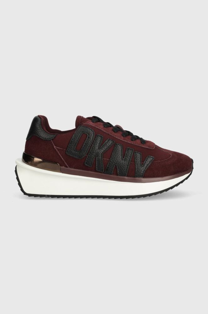 Кросівки Dkny Arlan колір бордовий K3305119