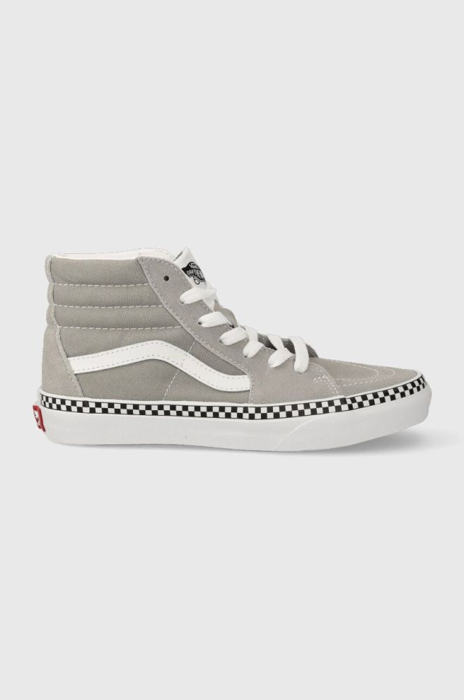 Дитячі кеди Vans JN SK8-Hi колір сірий
