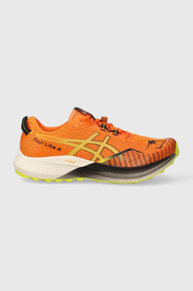 Бігові кросівки Asics Fuji Lite 4 колір помаранчевий