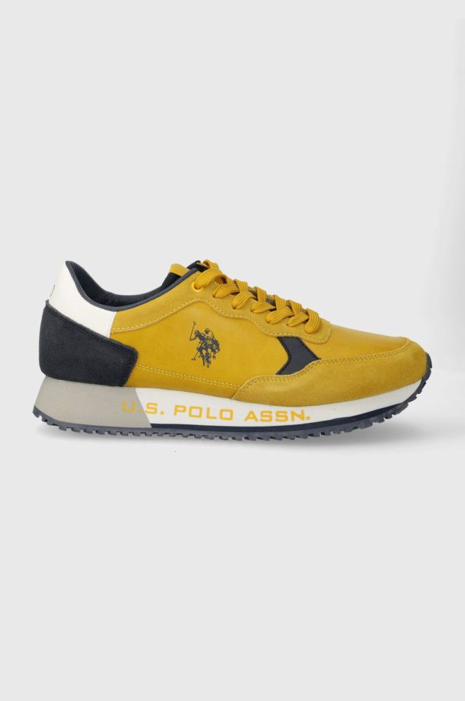 Кросівки U.S. Polo Assn. CLEEF колір жовтий CLEEF005M/CSY1