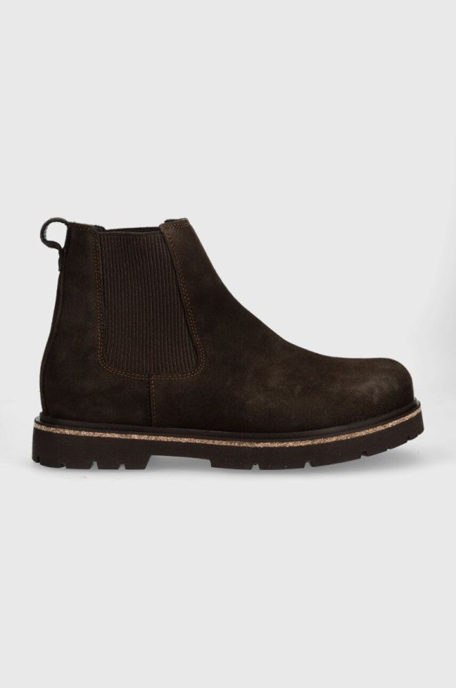 Замшеві черевики Birkenstock Highwood чоловічі колір коричневий Highwood