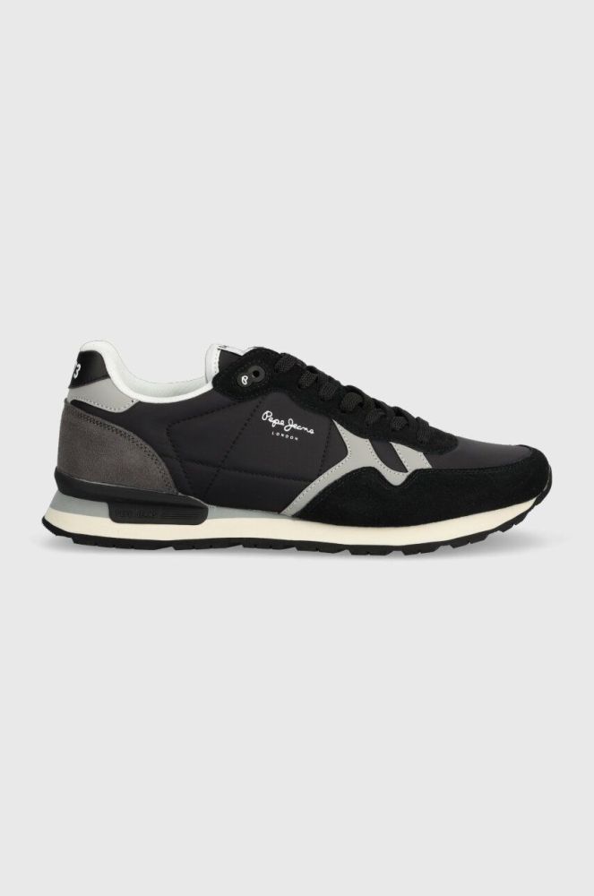 Кросівки Pepe Jeans BRIT REFLECT M колір чорний PMS30985