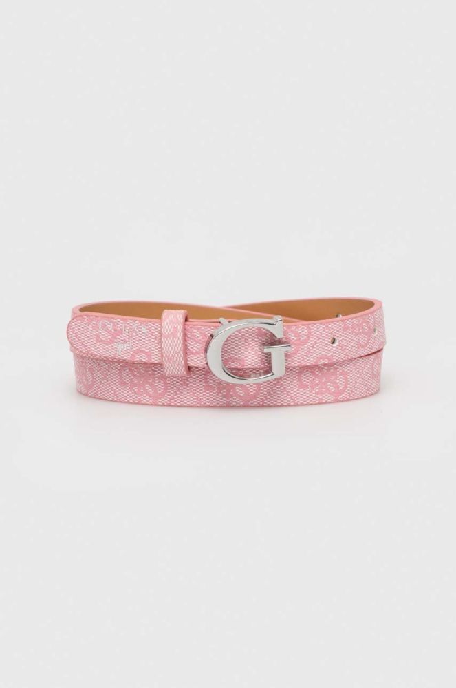 Дитячий ремінь Guess колір рожевий (3362956)
