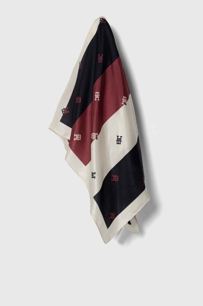 Шарф Tommy Hilfiger жіночий колір синій візерунок (3520322)