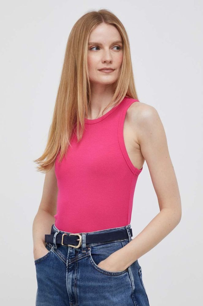 Топ Tommy Hilfiger жіночий колір рожевий