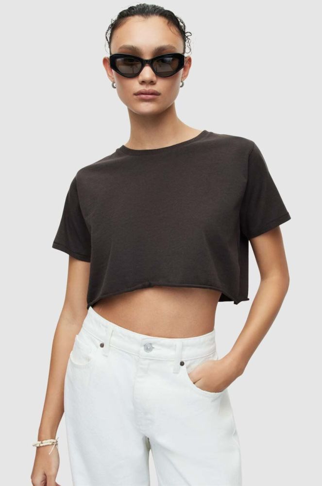 Бавовняна футболка AllSaints колір чорний (3322614)