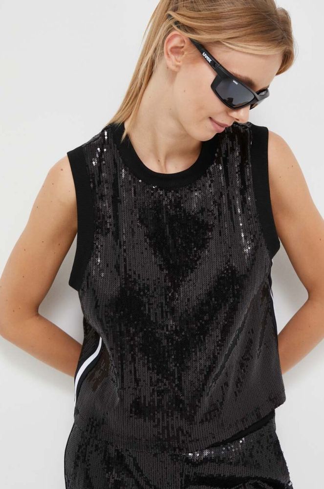 Топ Dkny жіночий колір чорний (3447783)