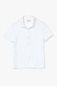 Футболка Lacoste жіноча колір білий з коміром PF5462-001 (2317672)