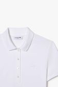 Футболка Lacoste жіноча колір білий з коміром PF5462-001 (2317672)