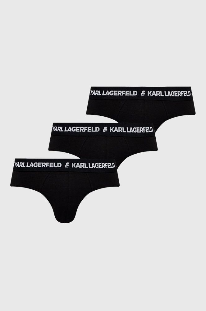 Сліпи Karl Lagerfeld чоловічі колір чорний (1402376)
