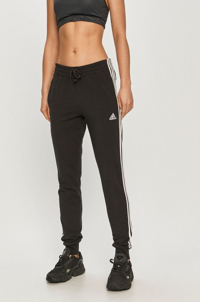 adidas - Штани колір чорний (1282699)